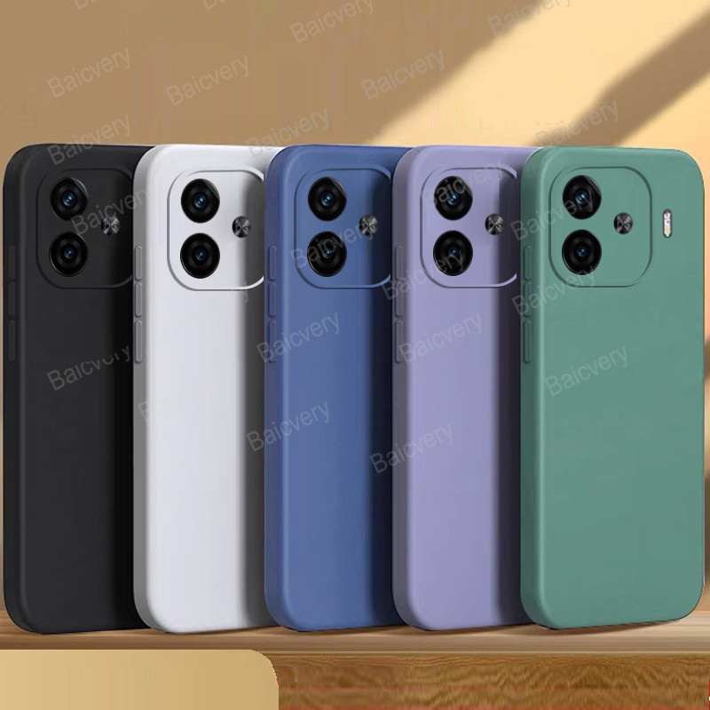Custodia robusta ad anello per vivo iQOO Z9 Turbo+, custodia con anello girevole a 360 gradi