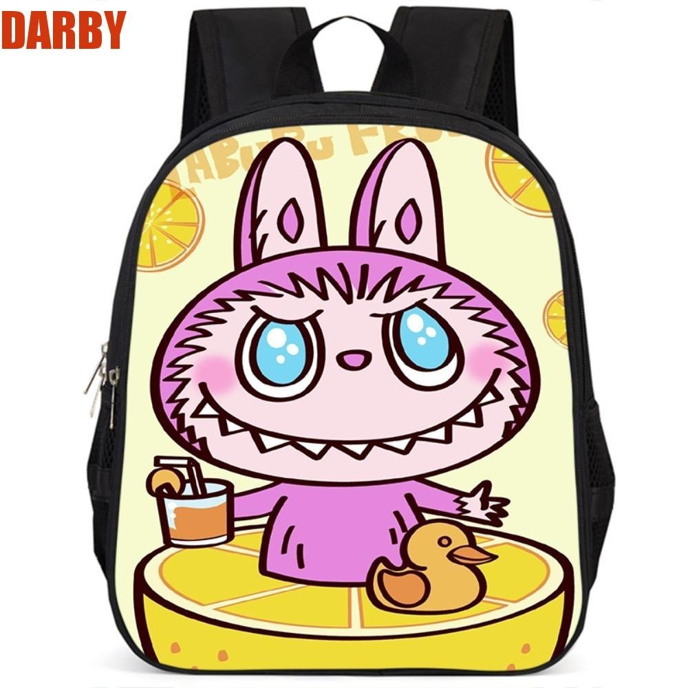 Darby Labubu Backpack, 15in ผ ้ า Oxford การ ์ ตูน Rucksack, ทนทานเรือง ...