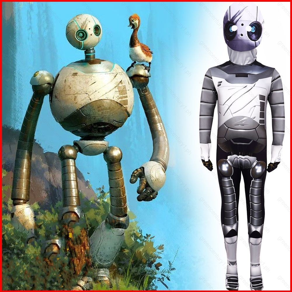 Ys The Wild Robot Roz เด็กบทบาทเล่นคอสเพลย์ผ้าฮาโลวีนเครื่องแต่งกาย ...