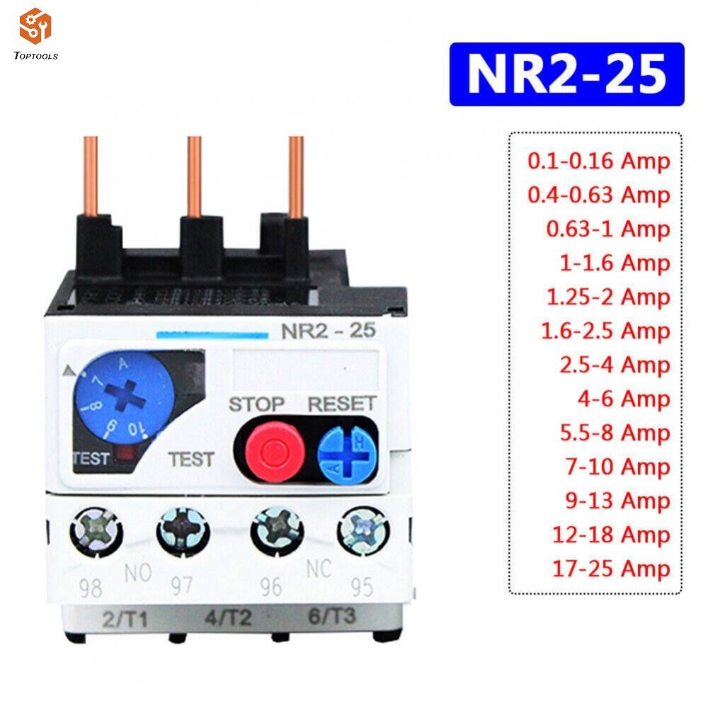 รีเลย์มอเตอร์ 0.1-25Amp 3 เฟส 690V Plug-in พร้อมไฟแสดงสถานะทนทาน ...