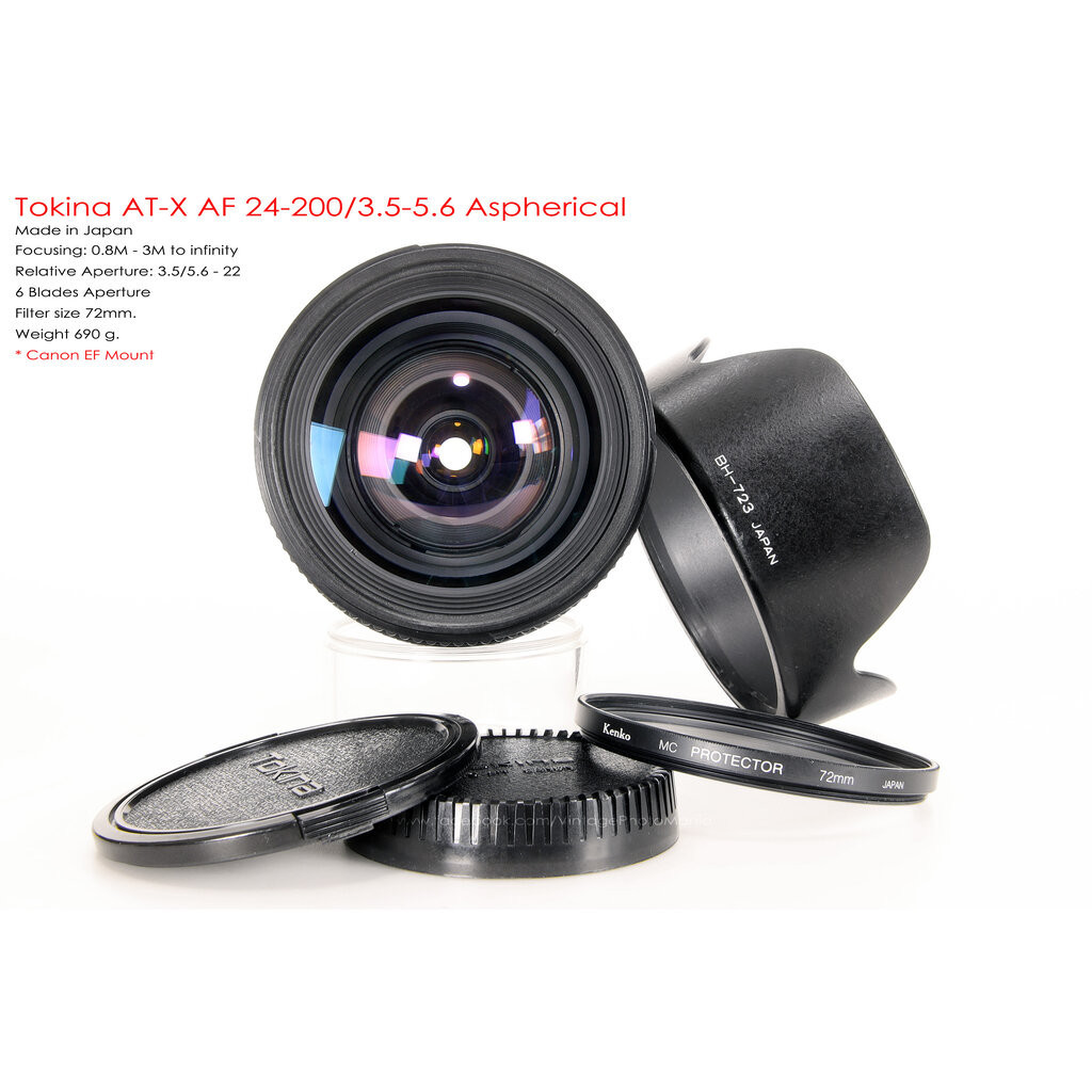 Tokina AT-X AF 24-200/3.5-5.6 Aspherical[IF] *Canon EF Mount