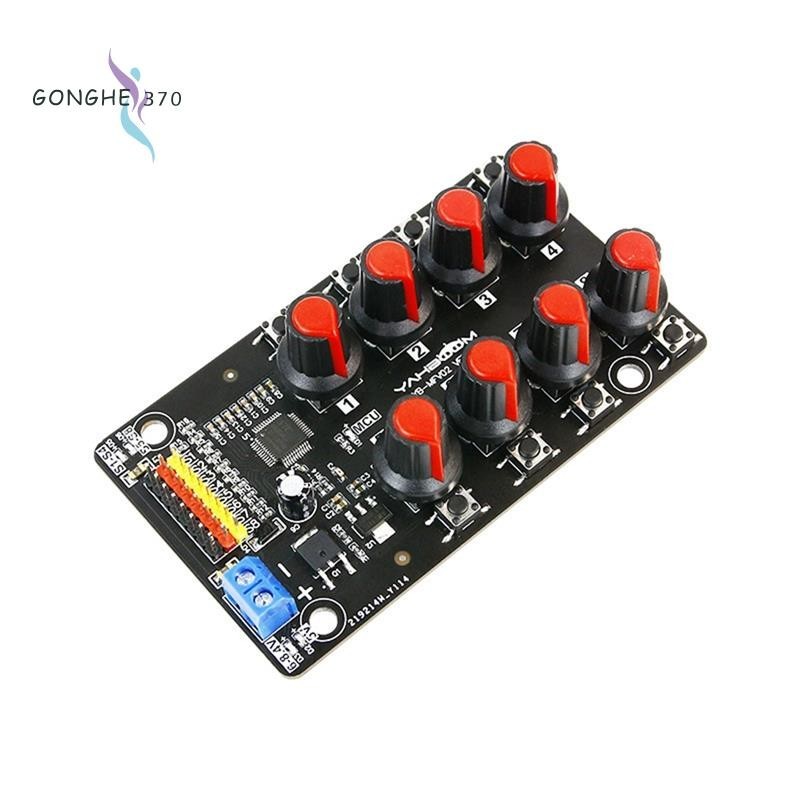 [gonghe370 ]Eight-Way Servo Controller Robot Arm Test Board Driver Knob ...