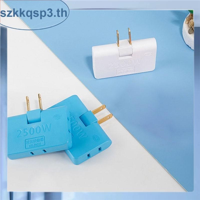 Rotatable US ac wall charger power Socket Converter 1 ถึง 3 ทาง 180