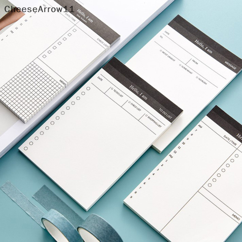 Che Daily Weekly Planner Agenda Notebook Tearable Memo To Do List Goals ...