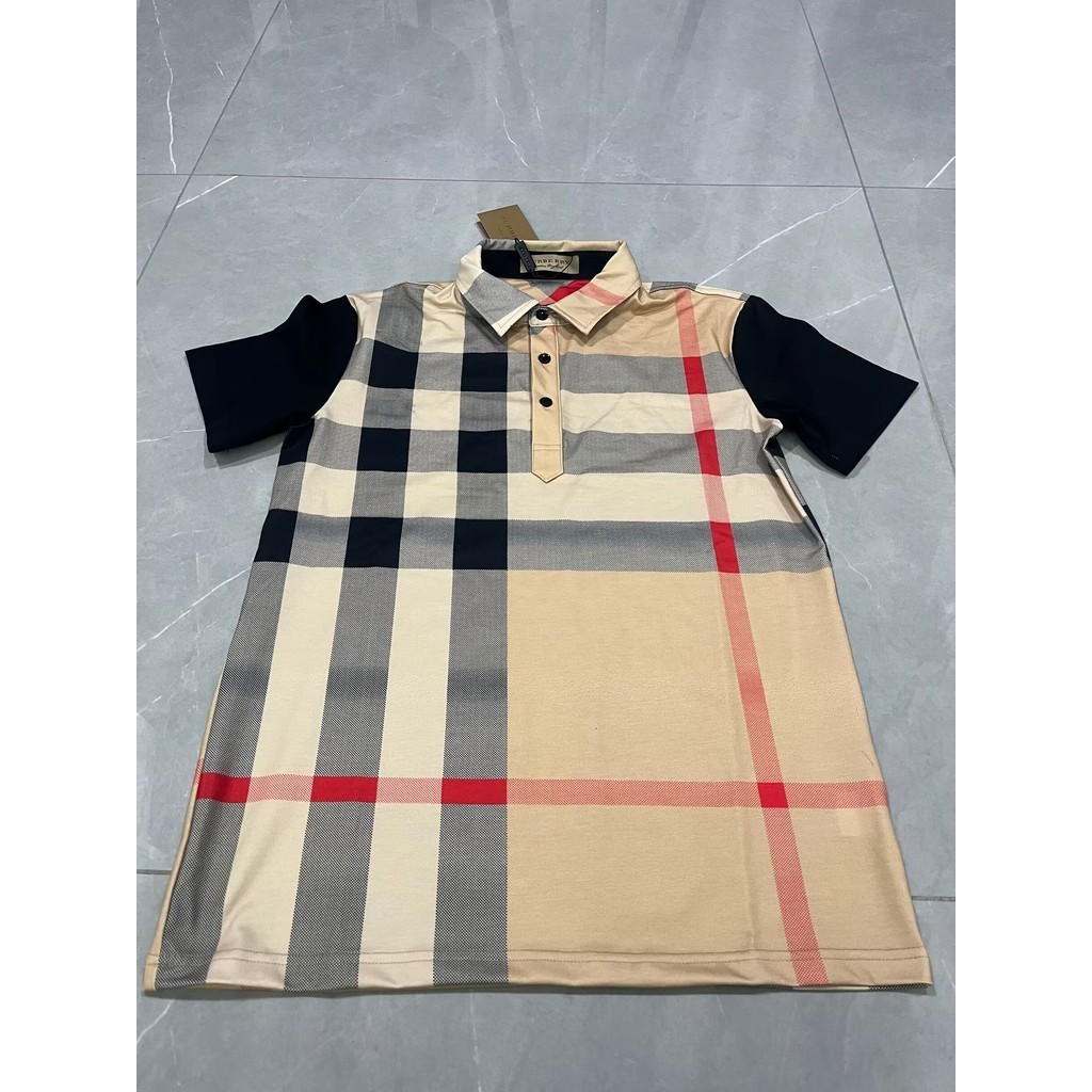 Vivoos 2025 ใหม่ เสื้อโปโล ผ้าฝ้าย ลายสก๊อต ใส่สบาย แฟชั่นสําหรับผู้ชาย