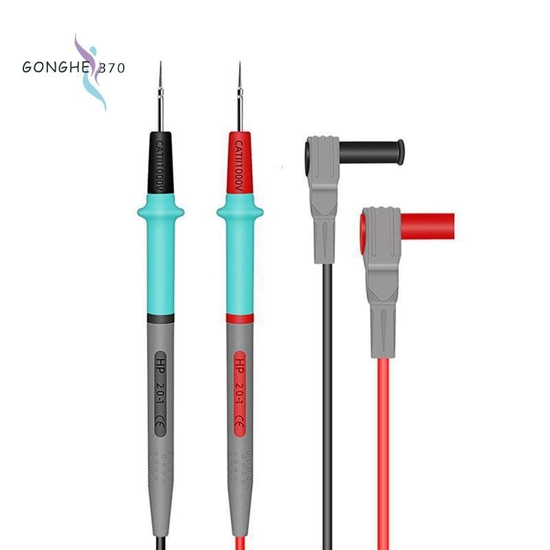 [gonghe370 ]Silicone Line 1000V 20A Needle-Tip Probe Tester Multimeter ...
