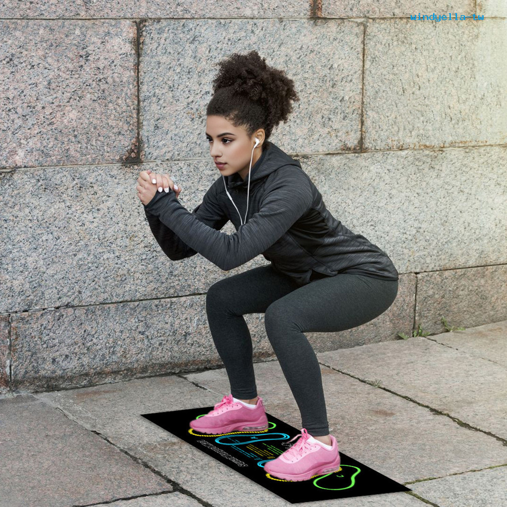 WDSquat Training Mat Squat Step ตําแหน่งเข่า Pad ขาสะโพกกล้ามเนื้อ ...