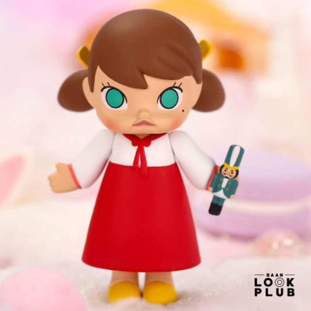 เลือกตัวได้ ] Molly : Nutcracker [ Pop Mart ] ตุ๊กตาฟิกเกอร์ Art