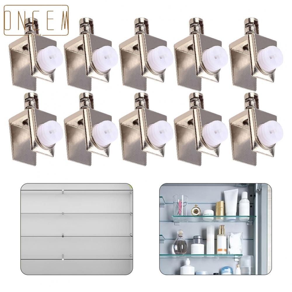 【Final Clear Out】Zinc Alloy U shaped Glass Shelf Holders with Pin for ...