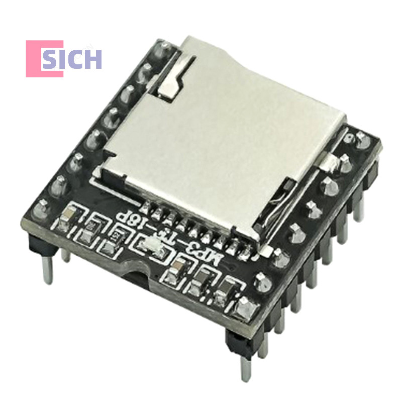 [Sich] Dfplayer Mini MP3 Player Module V3.0 16P รองรับ TF Card U-Disk ...