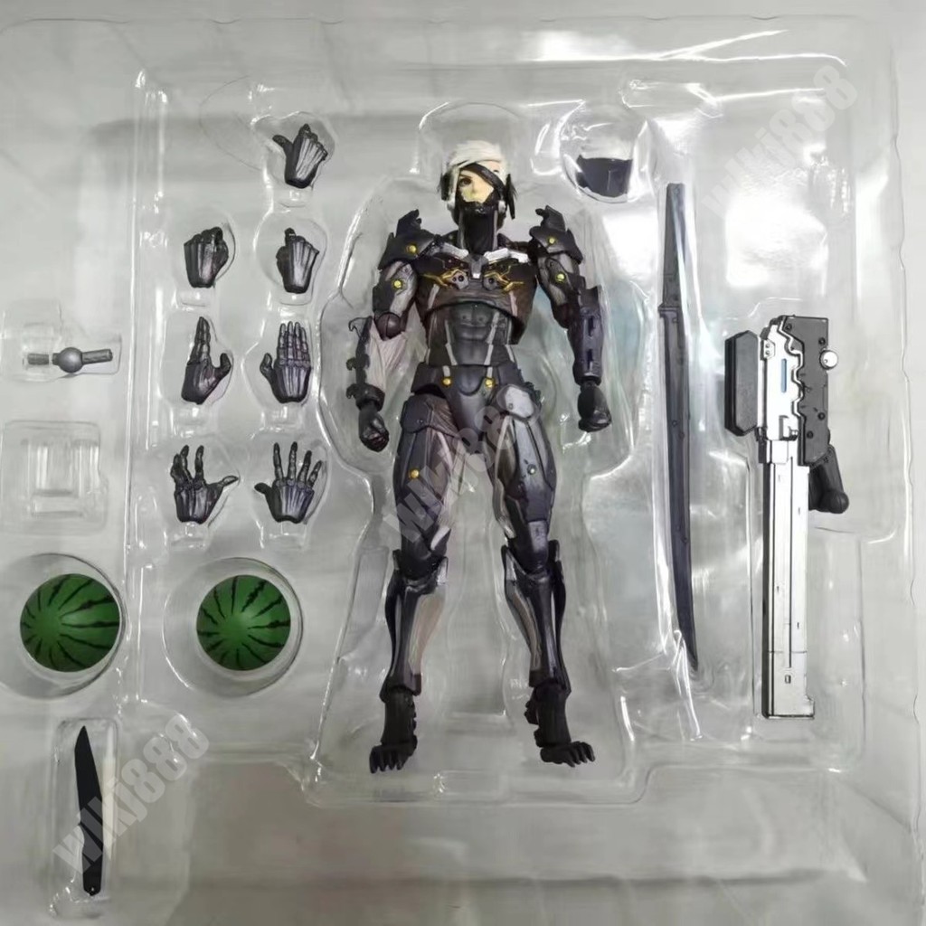 เกียร ์ โลหะ Rising : Revengeance Action Figure Raiden Jack MGS KO ...