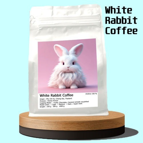 White Rabbit Coffee เมล็ดกาแฟคั่วแบบพิเศษ ทำให้สัมผัสได้ถึงกลิ่นหอมนุ่ม ...