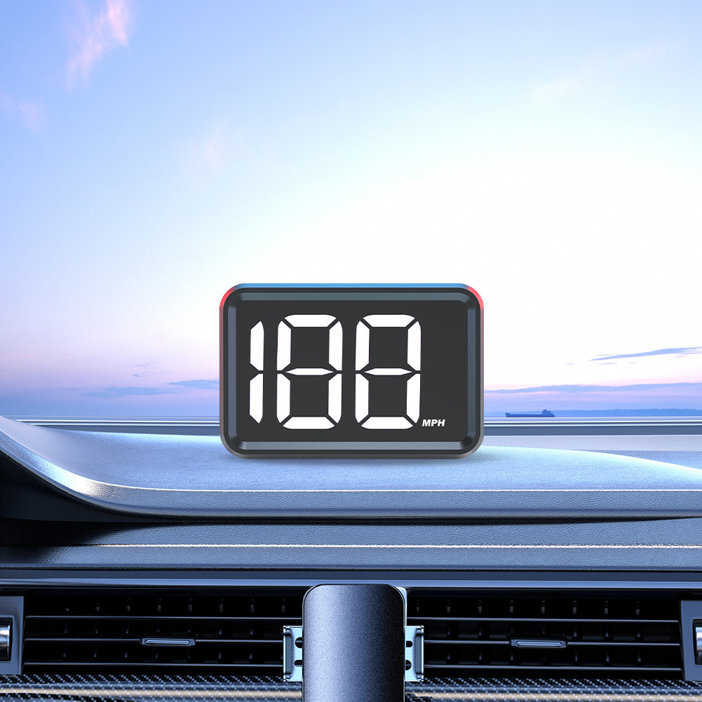 Gps KMH MPH HUD เครื ่ องวัดความเร ็ วแบบดิจิตอล Head Up Display ความเร ...