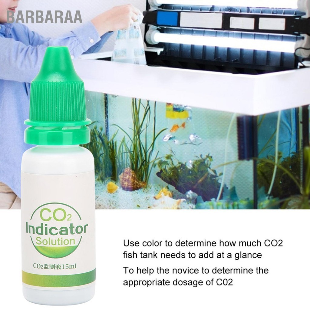 Barbaraa Glass Aquarium CO2 ตัวบ่งชี้ถังปลาคาร์บอนไดออกไซด์ Long Term ...