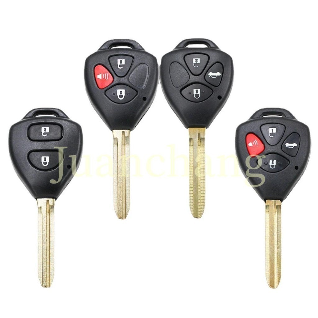 Keyforkess 10 Pz/lotto Caso Chiave Shell A Distanza Per Toyota Camry Avalon Corolla Matrix Rav4 Venza Yaris 4 Pulsanti Fob Cover - Foto 3