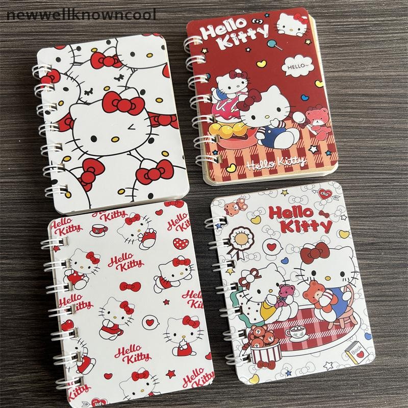 Newwellknowncool น่ารัก Hello Kitty มินิแบบพกพา A7 Coil Notebook ...