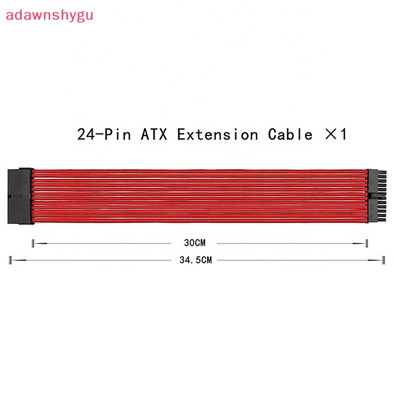 Adagu PSU ATX 24Pin สายต ่ อไนลอนถัก 8-pin 6 +2pin สายไฟ 24-pin เมนบอร ...