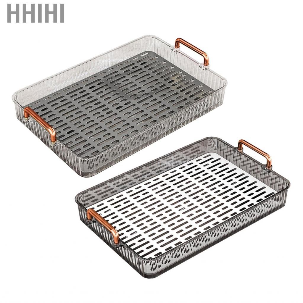 Hhihi Water Drainage Tea Tray Large Capacity Modern Cup Drain ...