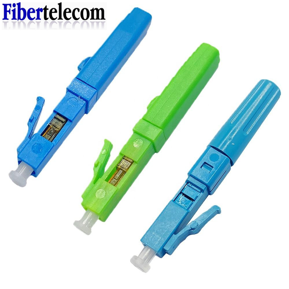 10 ชิ้น Single Mode LC APC หรือ LC UPC สําหรับ FTTH Fast Connector ไฟ ...