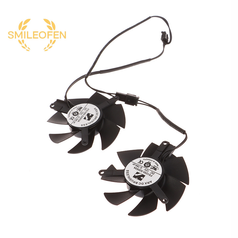 [Smileofen] ใหม่ พัดลมระบายความร้อนการ์ดจอ FS1250-S2053A 0.19A GPU VGA ...