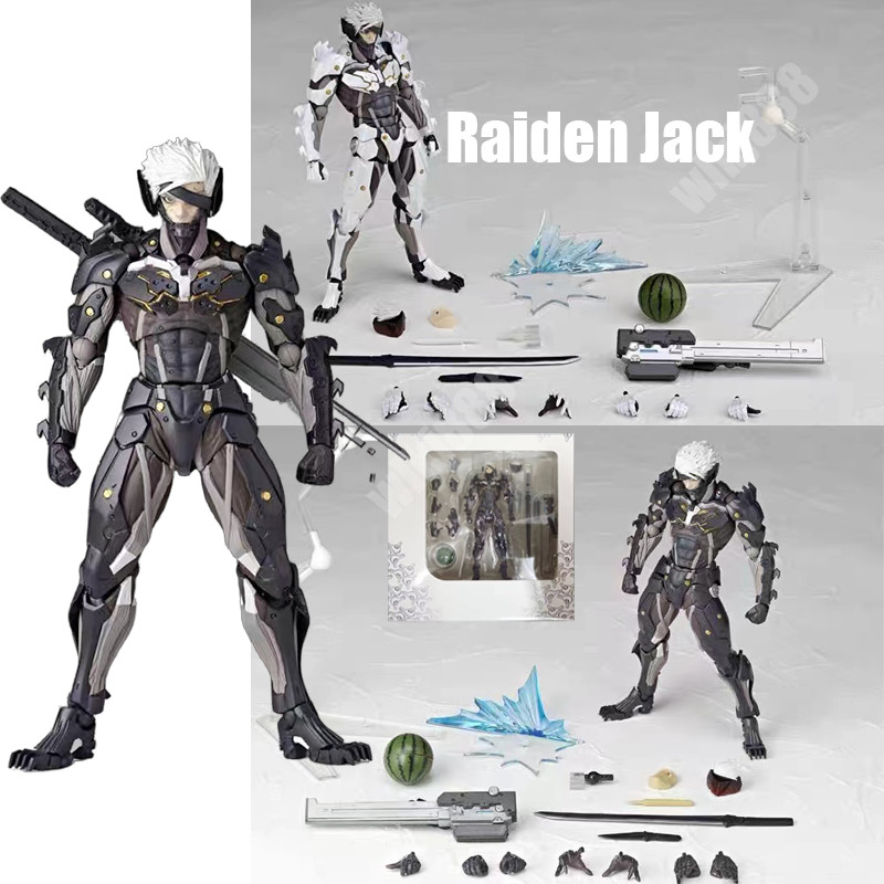 เกียร ์ โลหะ Rising : Revengeance Action Figure Raiden Jack MGS KO ...