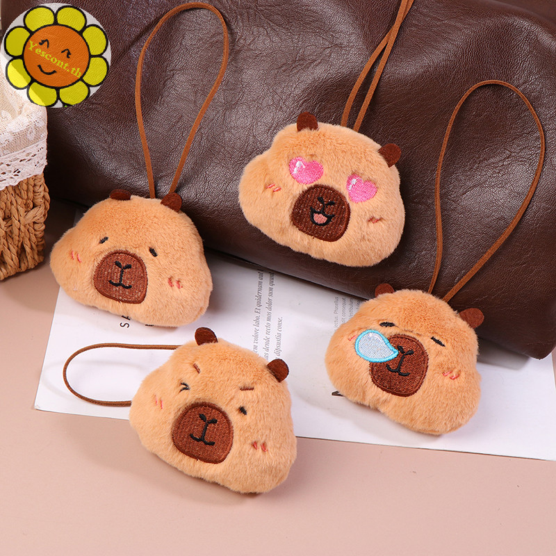 Yescont Fluffy Capybara ตุ๊กตาตุ๊กตาตุ๊กตาสัตว์ Capybara ตุ๊กตาตุ๊กตา ...