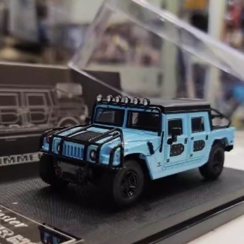 1/64 Hummer H1 Soft Top Truck Pickup Off-Road Vehicle Hummer suv Alloy ...