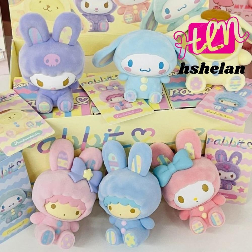 กล่อง HHSHELAN, สุนัขลอเรล, ของเล่นโมเดล Sanrio San rio, Tide Play ...