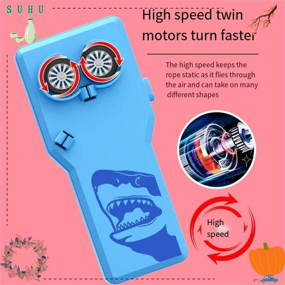 Suhu Cat Rope Launcher, ใบพัดเปิดเชือกไฟฟ้าแบบพกพา, ของเล่นแมวมือถือ