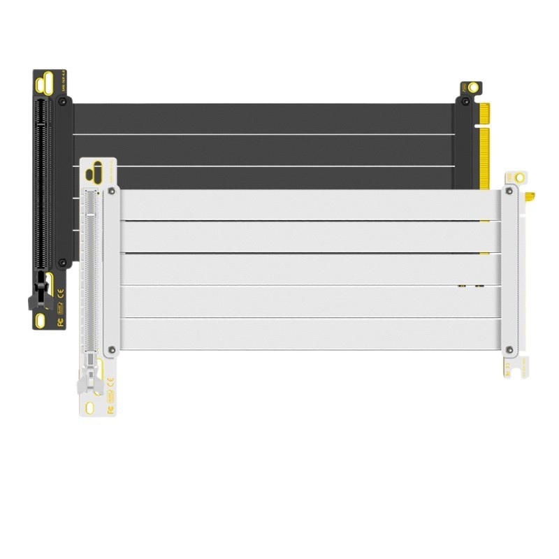 Pcie 4.0 X16 Riser Cable Video Card Extension Shielded ยืดหยุ่น 90 ...