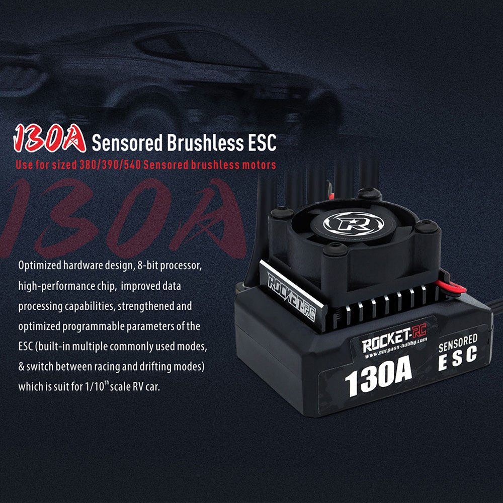 ROCKET-RC 130A ESC 6V/5A BEC 新品未使用 ROCKET-RC 130A ESC 6V/5A BEC 新品未使用 - メルカリ