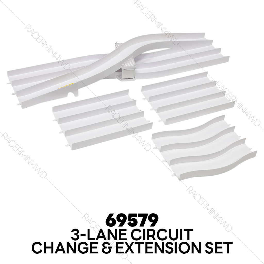 TAMIYA 69579 Mini 4WD 3-Lane Circuit Lane Change & Extension Set