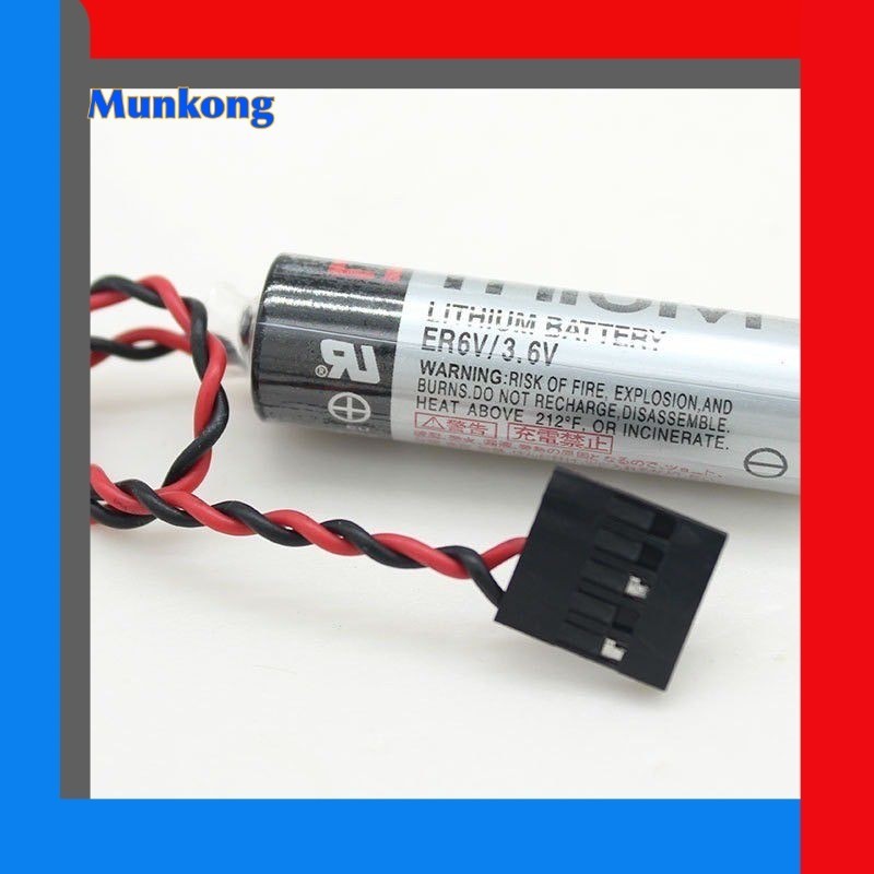 แบตเตอรี่ ER6V แจ็ค4ช่อง ER6V/3.6V ER6V ER6 Industrial Battery | Shopee ...