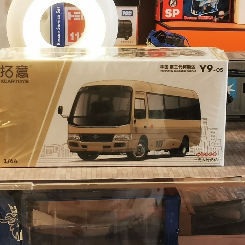 Tuoyi รุ ่ นที ่ สาม 1/64 Coaster Coaster Medium Bus Model Alloy ...