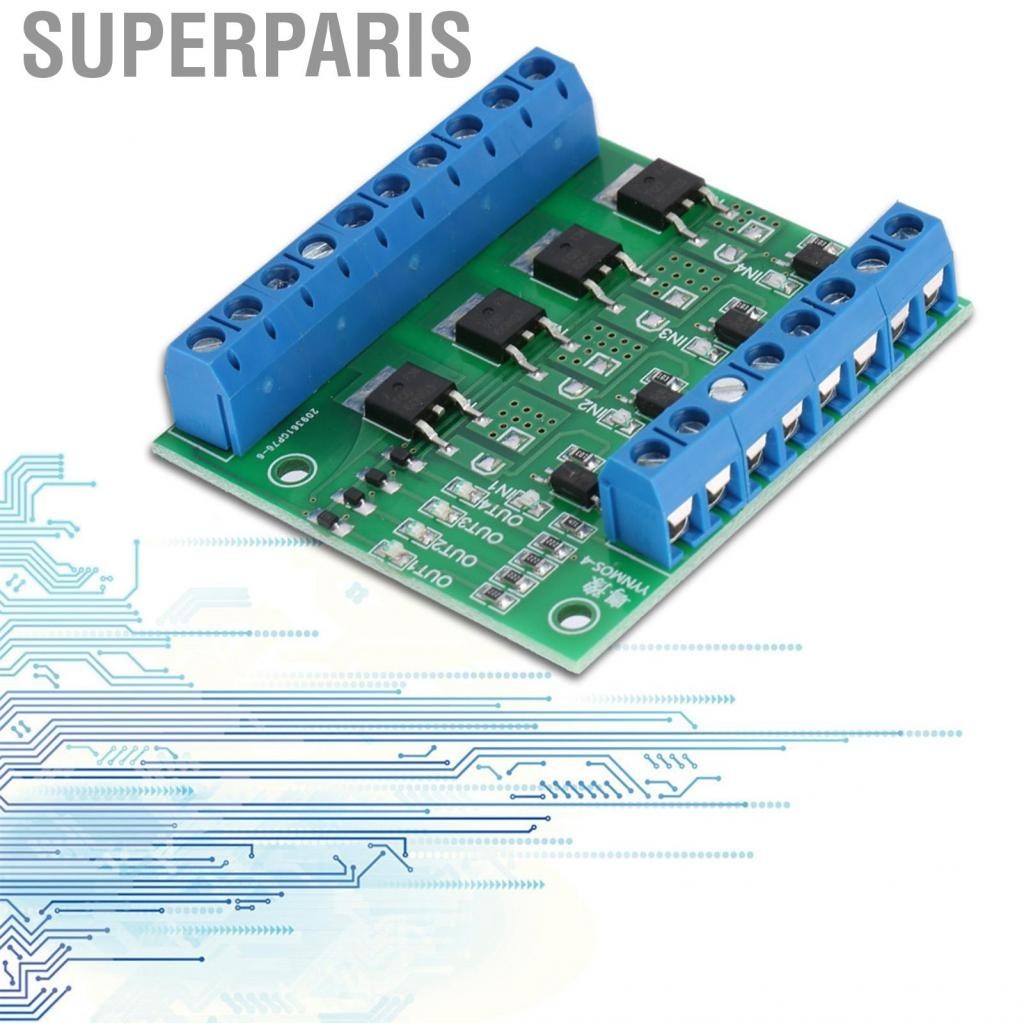 Superparis PWM MOS FET Module PLC Amplifier Circuit Board Driver To 3.7 ...
