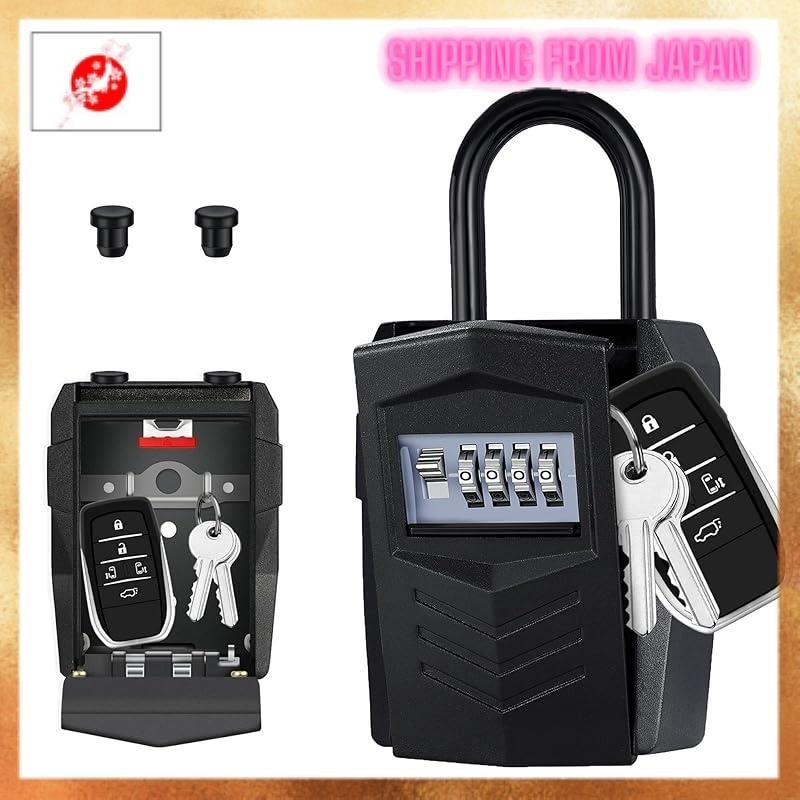 [From JAPAN]ZHEGE Security key box, wall-mounted, key storage, 4-digit ...