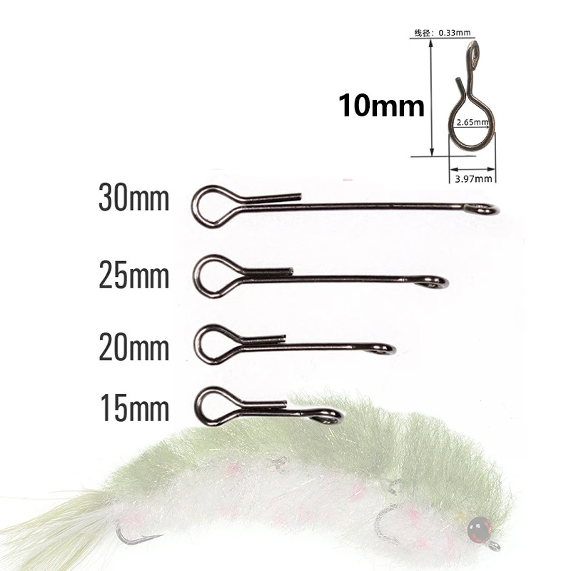 สแตนเลส Articulated Fish Spine Tail Shank น้ําเค็ม Cod Streamer Fly ...