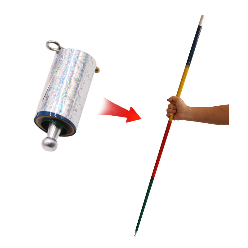 10H Magic Prop แท่งเหล็ก Magic Pocket Wand Telescopic Rod แบบพกพา Rod ...