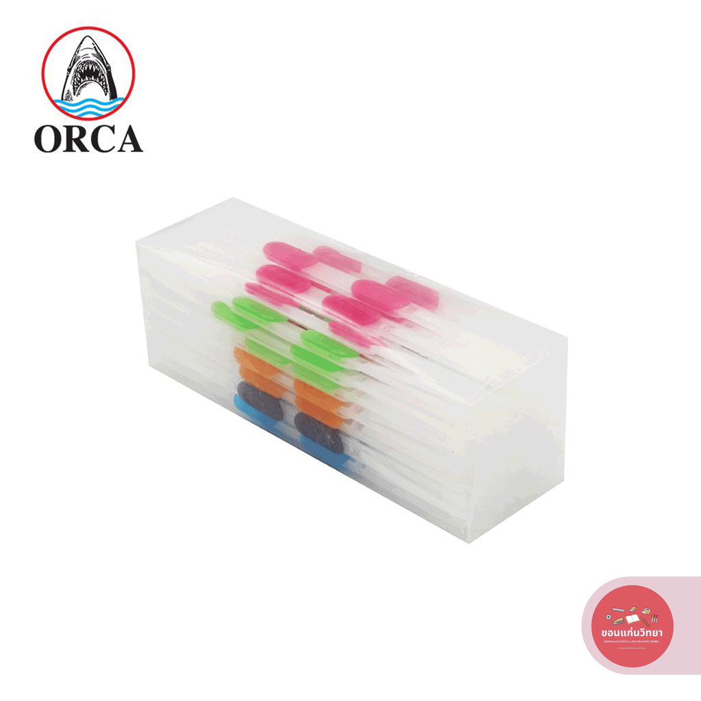 ลิ้นแฟ้มพลาสติก Plastic Fasteners ออร์ก้า Orca รุ่น FTN-1 จำนวน 50 ชุด ...