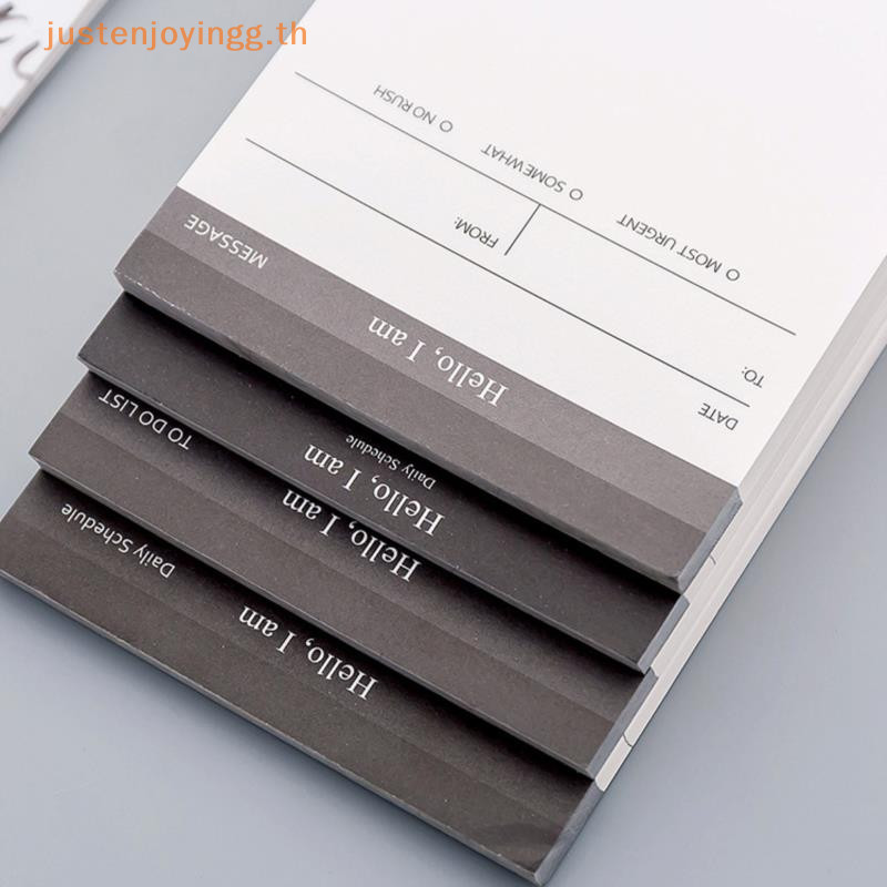 { Justenjoyingg.th } Daily Schedule Memo pad To Do List Time Sticky ...