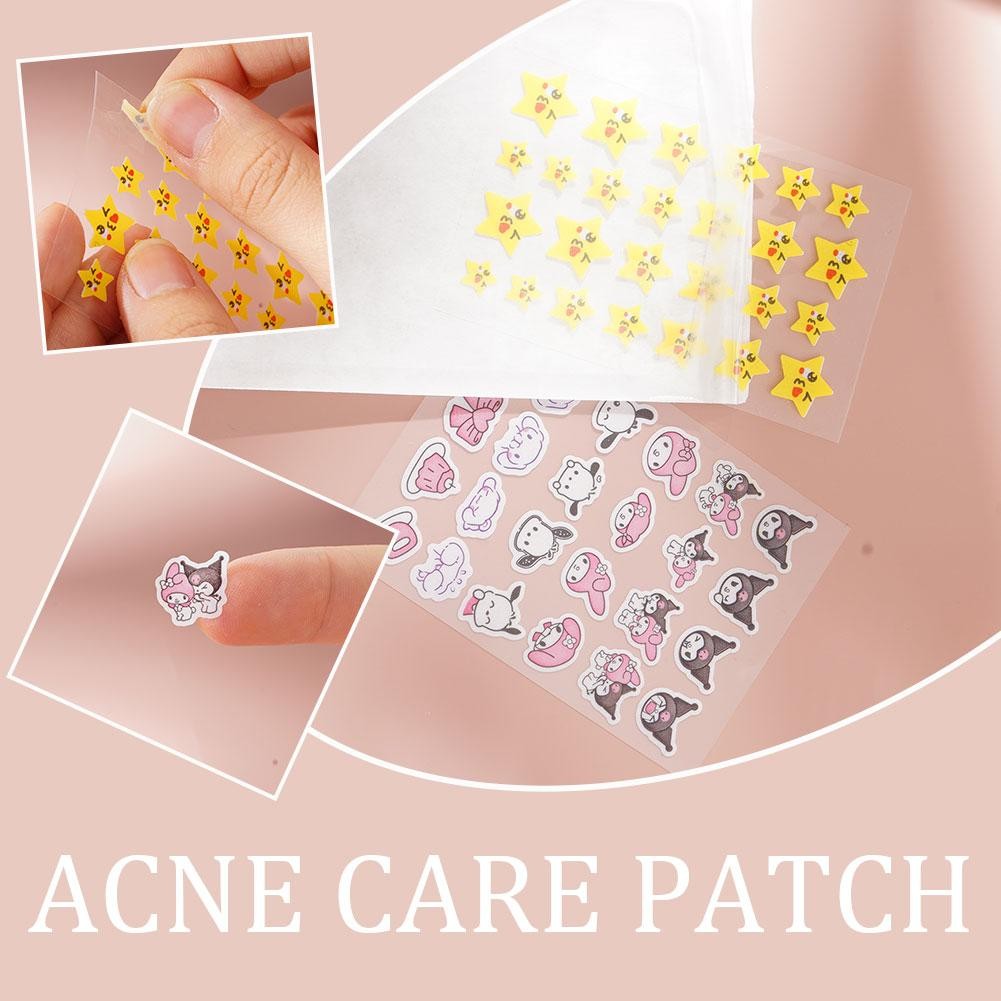 Pe Acne Sticker Colored Star Acne Sticker สติ๊กเกอร์การ์ตูนแยก O1l0 ...