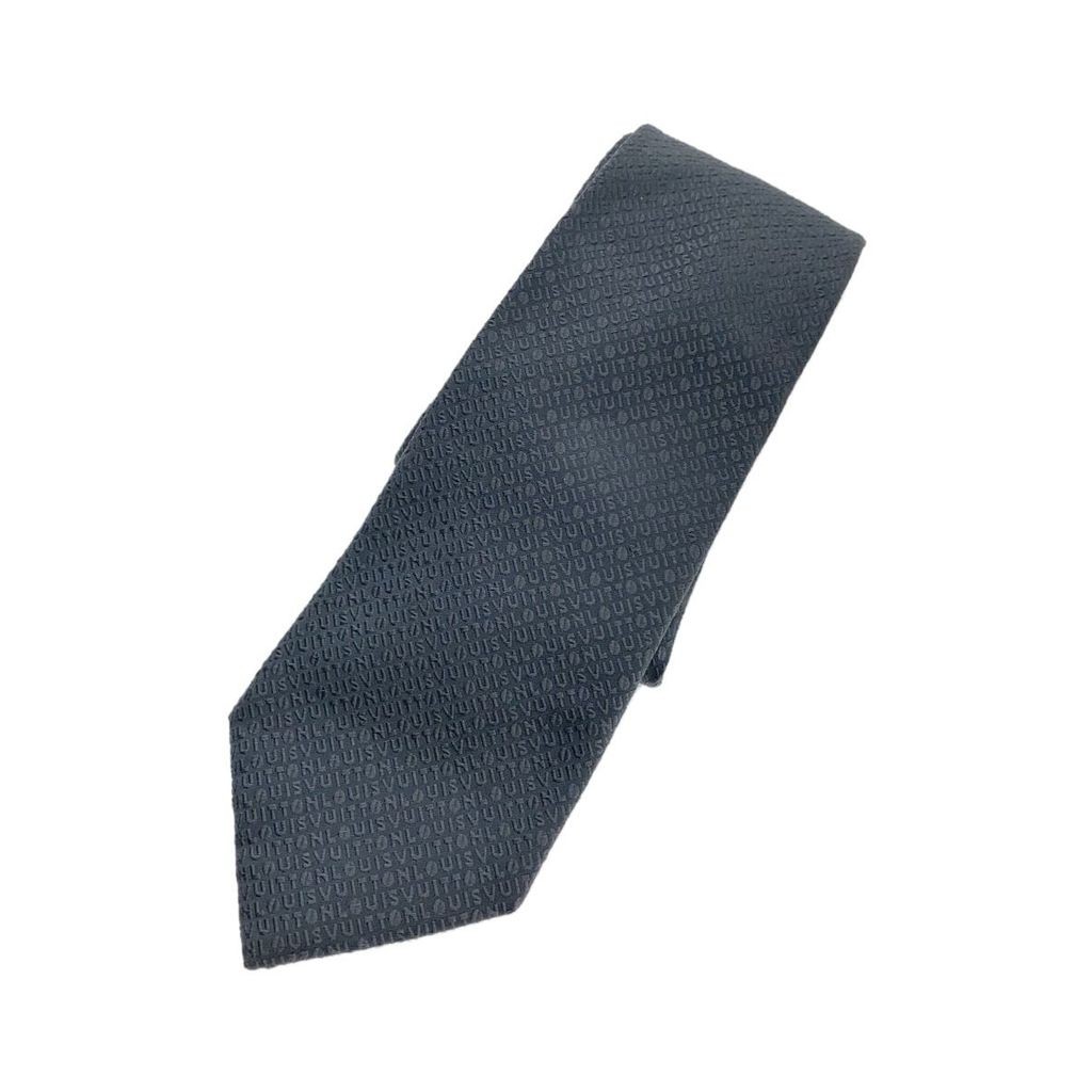 LOUIS VUITTON SILK SLV ALL-PATTERN MEN'S LOGO Necktie Direct from Japan ...