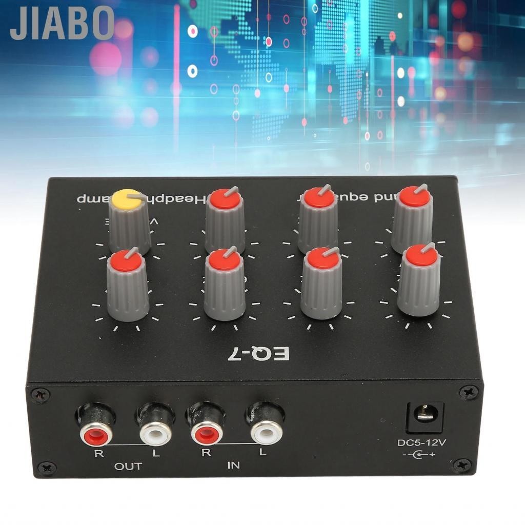 7-Band Equalizer Mit Cinch-Ausgang - Digitaler Sound-Verstärker Für Auto & Kopfhörer