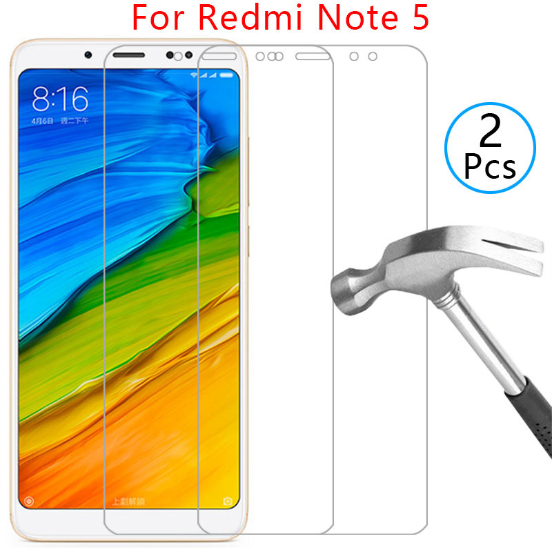 กระจกนิรภัยสําหรับ xiaomi redmi Note 5 ฝาครอบ note5 หมายเหตุ not5 ...