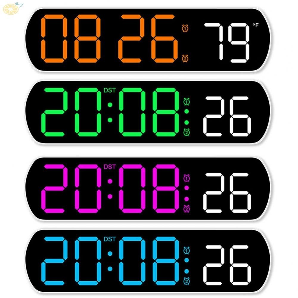 Dual Alarm Compact Design Digital Alarm จอแสดงผล LED พร้อมชื่อส่วนหมาย ...