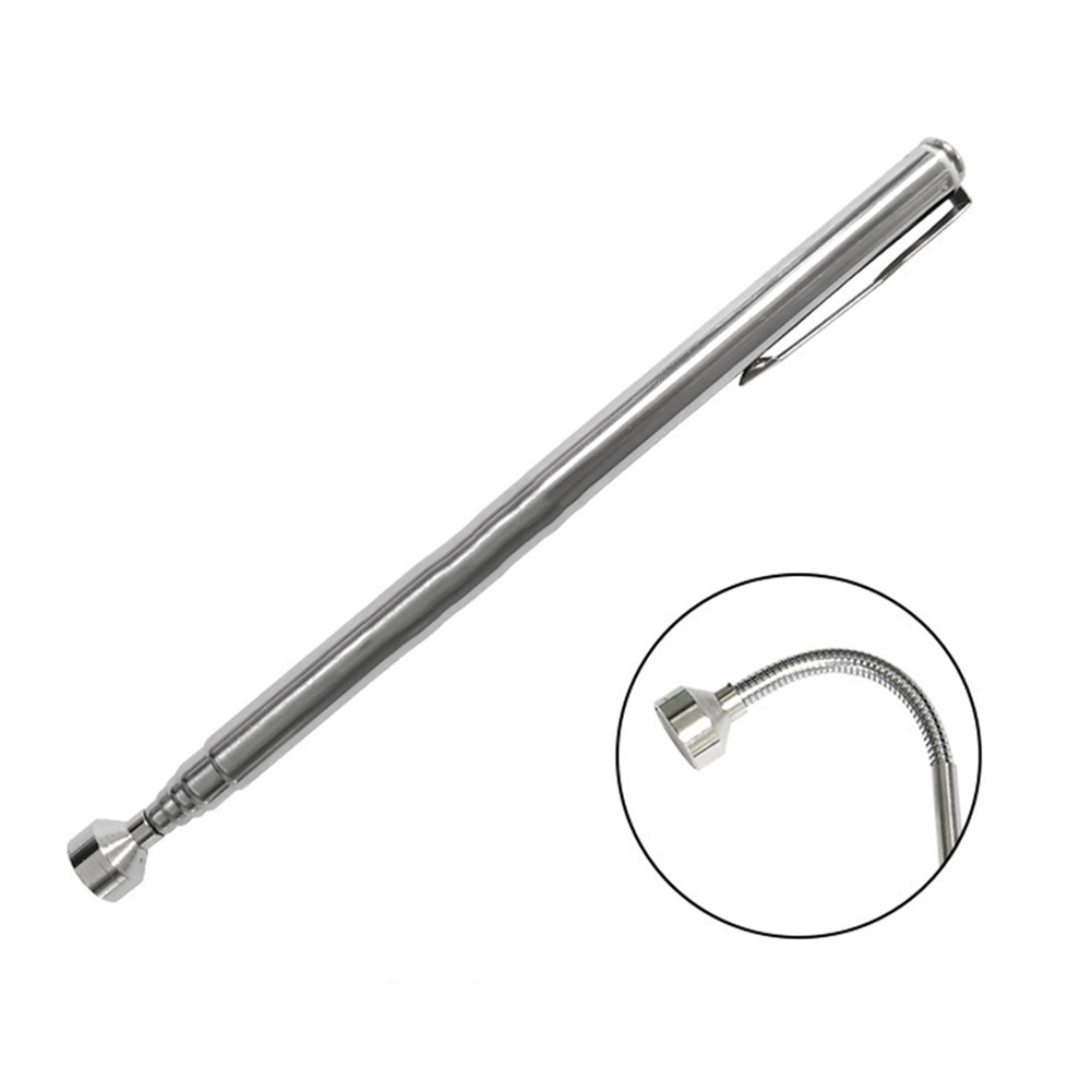 สแตนเลสสตีล Telescopic Pickup Rod ปากกาสําหรับ Bolt Nut