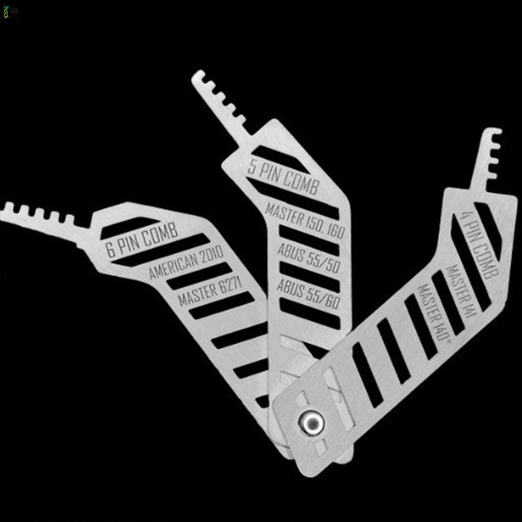 Professional Comb Lock Pick เครื่องมือหยิบล็อคที่ทนทานและทนทาน | Shopee ...