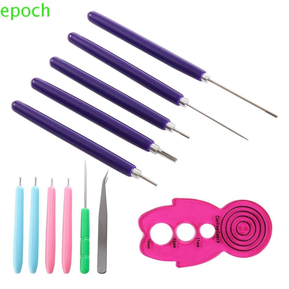 Epoch 12PCS กระดาษ Quilling Tools, Quilling Slotted ปากกากระดาษ Curling ...