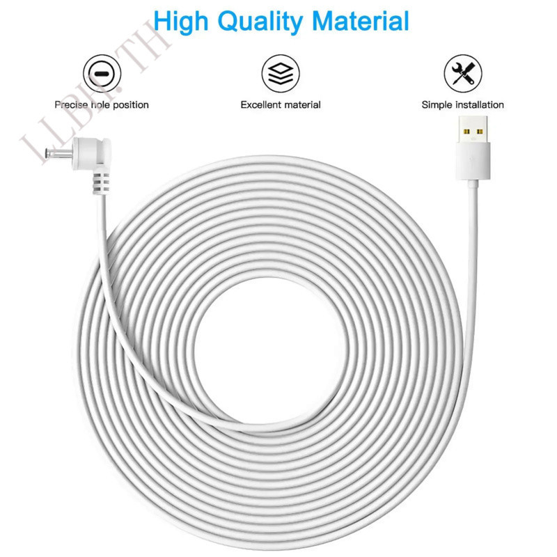 25ft/7.6m Outdoor Charging Cable for Ring Stick Up Cam Battery ...