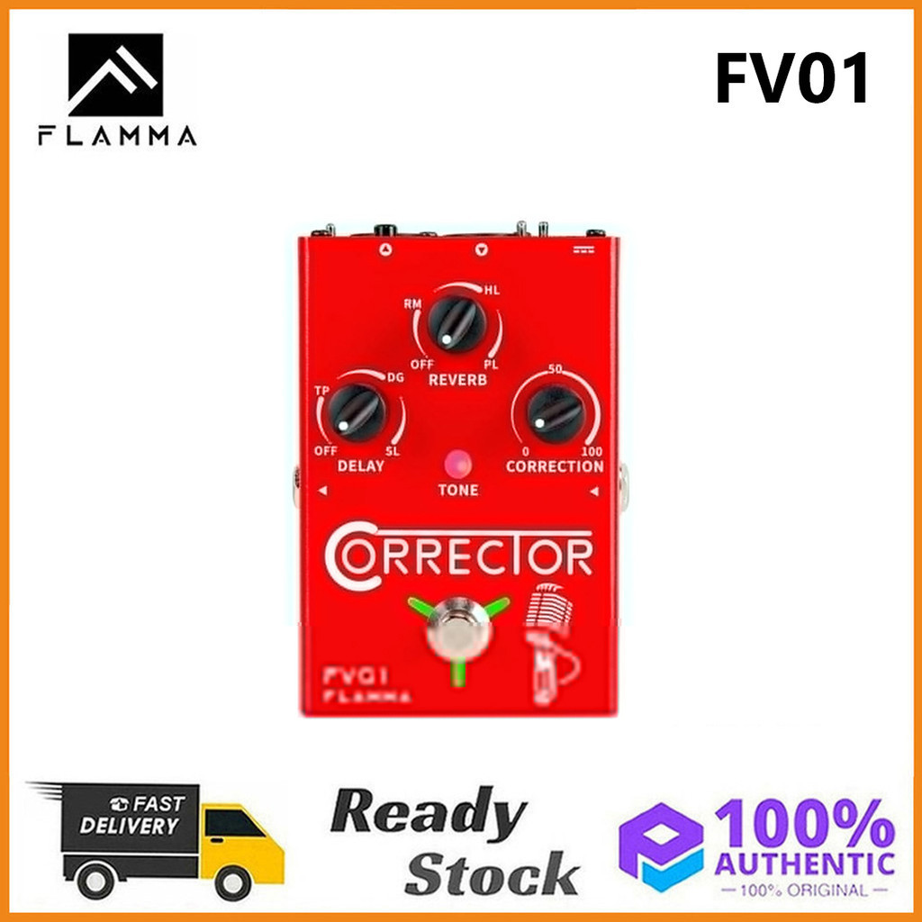 Original FLAMMA FV01 Vocal Effects Processor Pitch Correction พร ้ อม ...